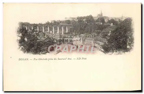 Cartes postales Dinan Vue Generale prise du Saut a I&#39Ane