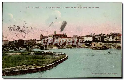 Ansichtskarte AK Toulouse Le Pont Neuf La Ganonne Et La prairie des filtres