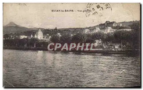 Cartes postales Evian Les Bains Vue Generale