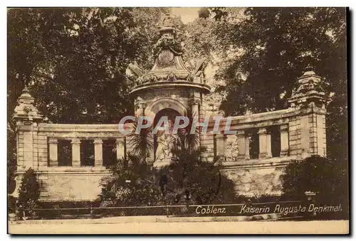 Cartes postales Coblenz Kaiserin Augusta Denkmal