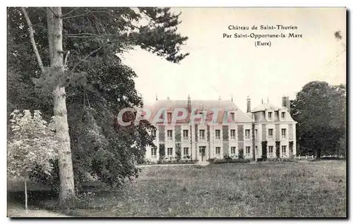 Cartes postales Chateau De Saint Thurien Par Saint Opportune La Mare