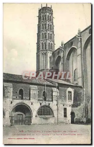 Ansichtskarte AK Toulouse Ancien couvent des Jacobins le clocher