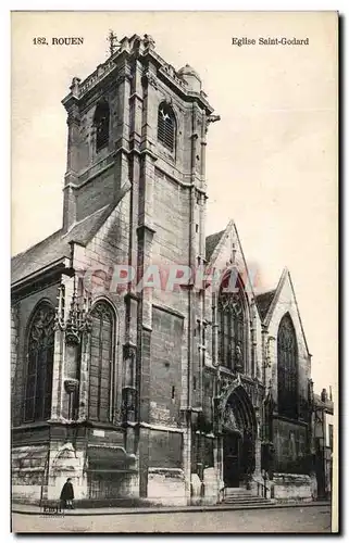 Cartes postales Rouen Eglise Saint Godard