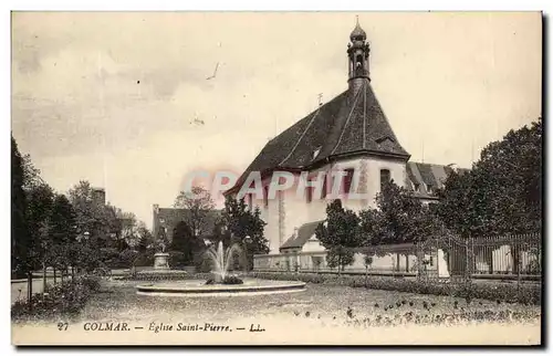 Ansichtskarte AK Colmar Eglise Saint Pierre