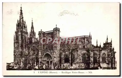 Cartes postales L&#39Epine Basilique Notre Dame