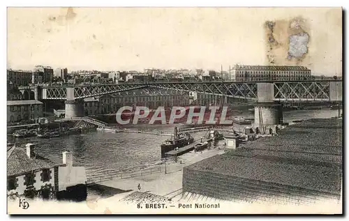 Cartes postales Brest Pont National