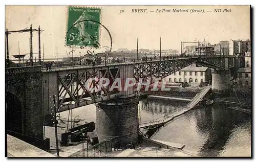 Cartes postales Brest Le Pont National