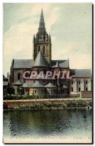 Cartes postales Laval L&#39Eglise Notre Dame d&#39Aveniere L&#39Abside