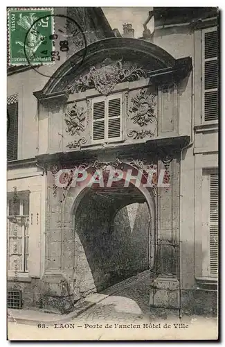 Cartes postales Laon Porte de l&#39ancien Hotel de Ville