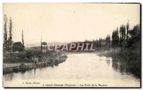 Ansichtskarte AK Laval Change Les Bords De la Mayenne