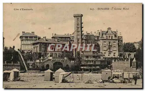 Ansichtskarte AK Cote D&#39emeraude Dinard Cristal Hotel