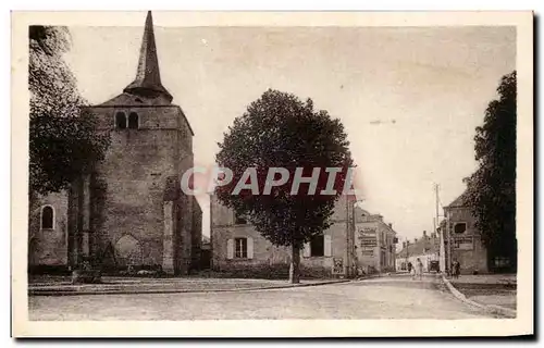 Ansichtskarte AK Saint Baudel La Place Et La Grand Rue