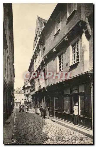 Cartes postales Saint Brieuc Vieille Maisons Rue Saint Jacques