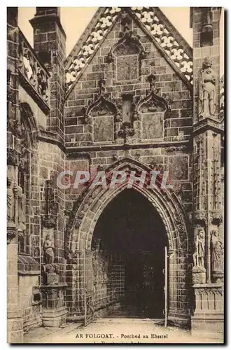 Cartes postales Ar Folgoat Porche de l'eglise