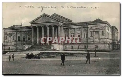 Ansichtskarte AK Angers Le Palais de Justice Place du Champ de Mars