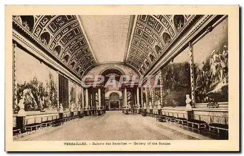 Cartes postales Versailles Galerie des Batailles