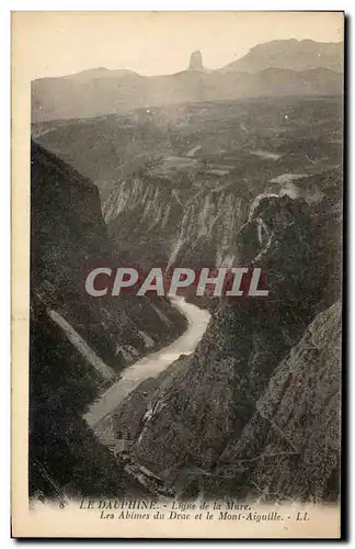 Cartes postales Le Dauphine Ligne De La Mure Les Abimes Du Drac Et Le Mont aiguille