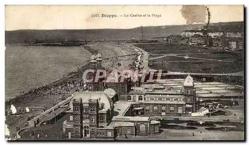 Cartes postales Dieppe Le Casino et la Plage