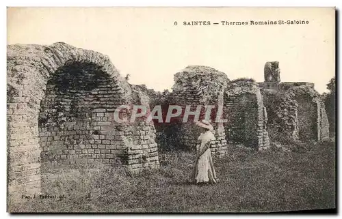 Cartes postales Saintes Thermes Romains St Saloine