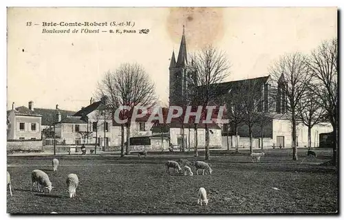 Cartes postales Brie Comte Robert Boulevard de l&#34ouest