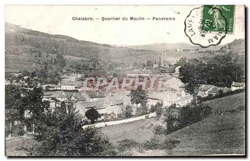 Cartes postales Chalabre Quartier du Moulin Panorama