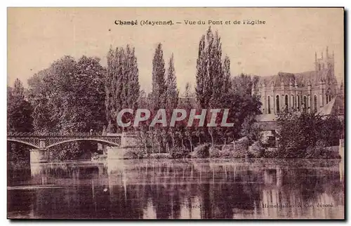Cartes postales Change Vue du Pont et de l&#39Eglise
