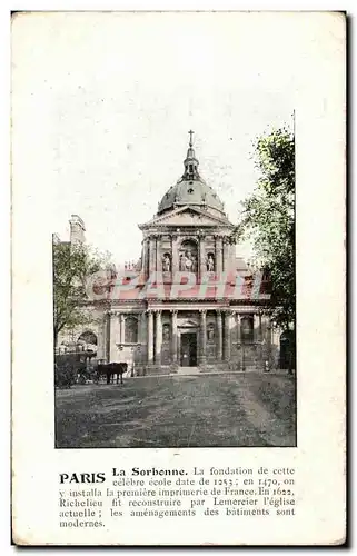 Ansichtskarte AK Paris Sorbonne Universite