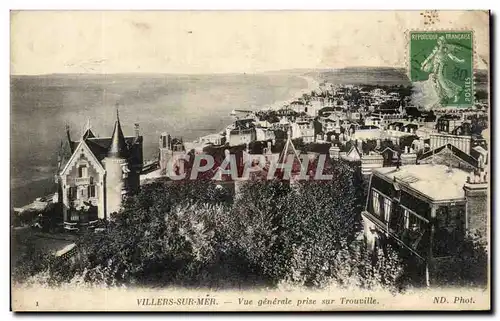 Cartes postales Villers Sur Mer Vue Generale Prise Sur Trouville