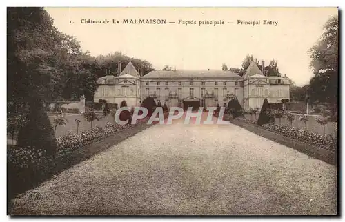 Cartes postales Chateau De La Malmaison Facade Principale