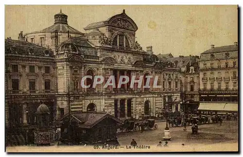 Cartes postales Angers Le theatre (carte toilee)