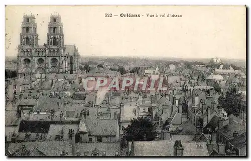 Cartes postales Orleans Vue a vol d'oiseau