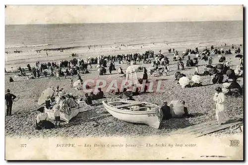 Ansichtskarte AK Dieppe Les Bains A Maree Basse