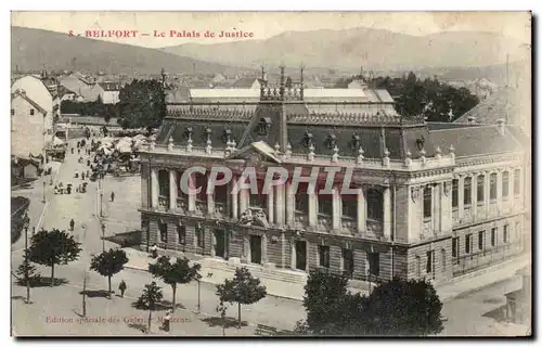 Cartes postales Belfort Le Palais De Justice Marche