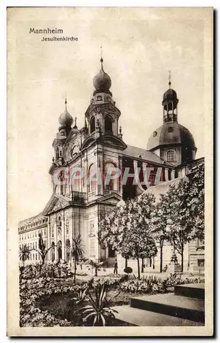 Cartes postales Mannheim Jesuitenkirche