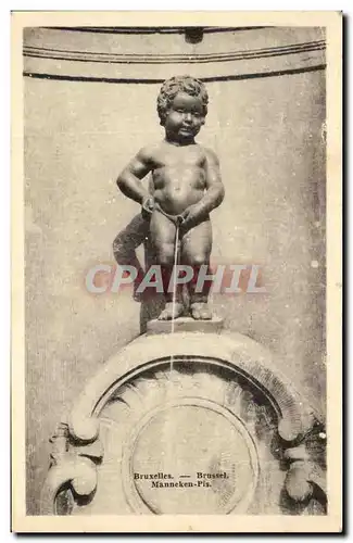 Cartes postales Bruxelles Manneken Pis