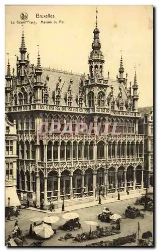 Ansichtskarte AK Bruxelles la Grand Place Maison du Roi