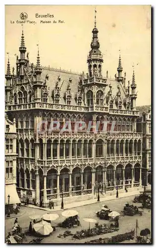Cartes postales Bruxelles la Grand Place Maison du Roi