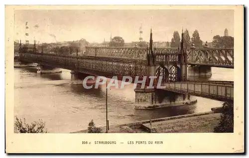 Cartes postales Strasbourg Les Ponts du Rhin