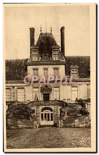 Ansichtskarte AK Fontainebleau le Palais Escalier du Fer a Cheval