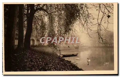 Ansichtskarte AK Fontainebleau Jardins du Palais Matin d&#39automne