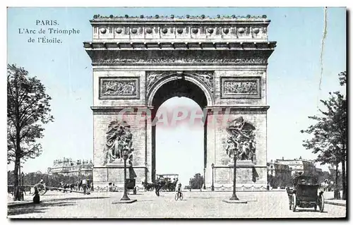 Cartes postales Paris L'Arc De Triomphe De l'Etoile
