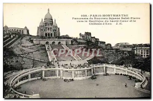 Ansichtskarte AK Paris Montmartre Panorama Du Nouveau Square Saint Pierre Vers La