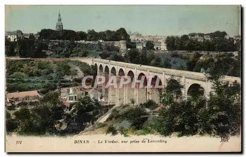 Cartes postales Dinan Le viaduc Prise De Lanvallay