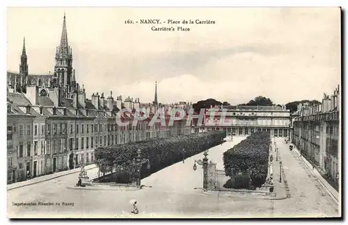 Cartes postales Nancy Place De La Carriere