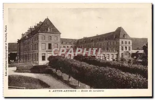 Ansichtskarte AK Autun Antique Ecole De Cavalerie