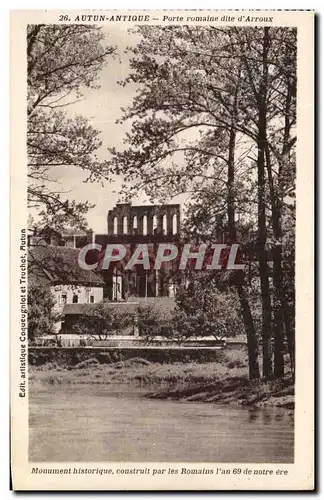 Cartes postales Autun Antique Porte Romaine Dite d&#39Arroux