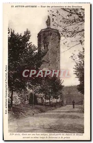 Cartes postales Autun Antique Tour Des Prisonniers Et Des Ursulines