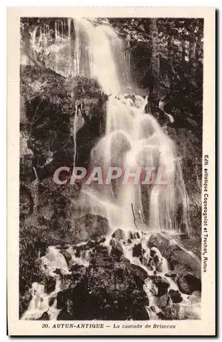 Ansichtskarte AK Autun Antique La Cascade De Brisecou