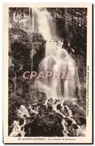 Cartes postales Autun Antique La Cascade De Brisecou