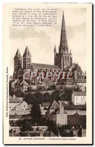 Cartes postales Autun Antique Cathedrale Saint Lazare
